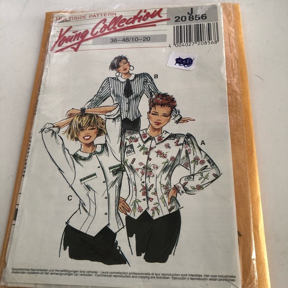 Young Collection Fashion Top Pattern tailored to fit, multi size - Picture 8 of 8